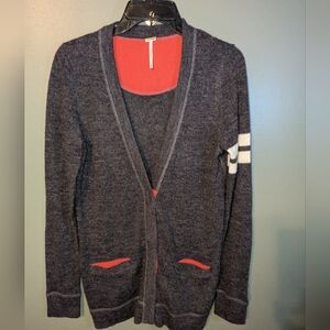 COPY - Free People Wool Alpaca Blend Long Cardigan Dress XS